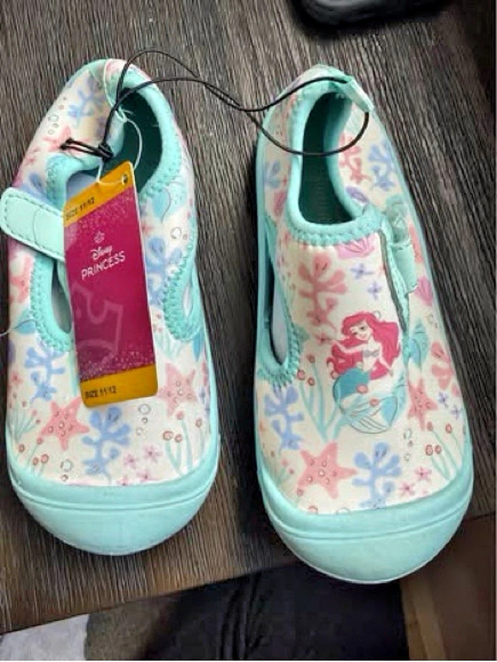 Disney The Little Mermaid Print Sneakers NWT